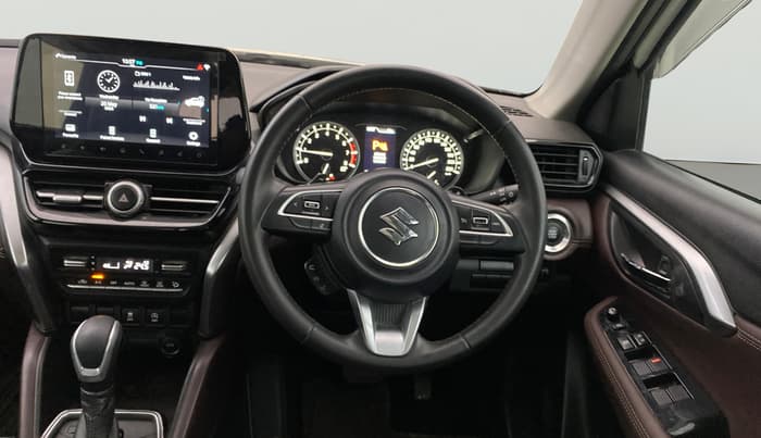 2022 Maruti Grand Vitara ALPHA SMART HYBRID AT, Petrol, Automatic, 34,828 km, Steering Wheel Close Up