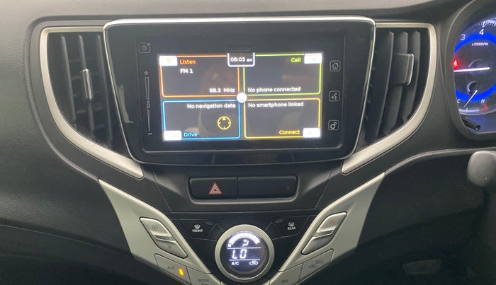 2017 Maruti Baleno ALPHA CVT PETROL 1.2, Petrol, Automatic, 63,780 km, Air Conditioner