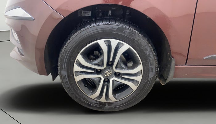 2022 Tata TIGOR XZ PLUS CNG, CNG, Manual, 84,605 km, Left Front Wheel