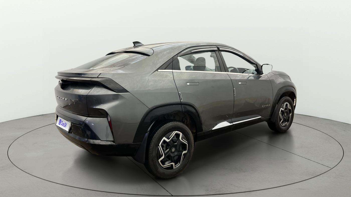 2025 Tata Curvv Pure Plus 1.2 Petrol 7DCA, Petrol, Automatic, 10,215 km, Right Back Diagonal