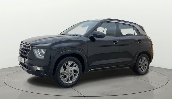 2020 Hyundai Creta SX (O) 1.4 TURBO DCT, Petrol, Automatic, 77,456 km, Left Front Diagonal