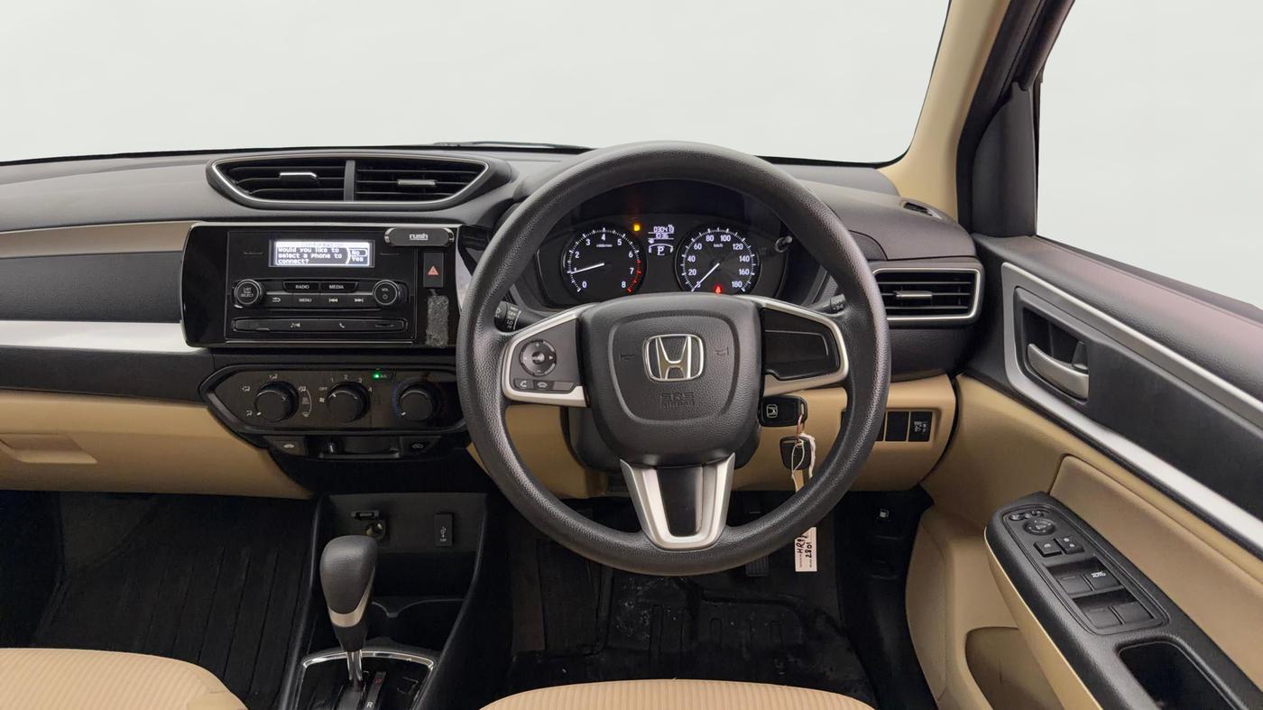 2023 Honda Amaze 1.2L I-VTEC S CVT, Petrol, Automatic, 30,227 km, Steering Wheel Close Up