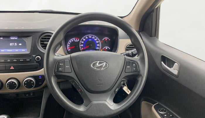 2017 Hyundai Grand i10 SPORTZ 1.2 KAPPA VTVT, CNG, Manual, 40,710 km, Steering Wheel Close Up