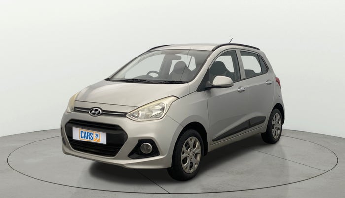 2015 Hyundai Grand i10 SPORTZ 1.2 KAPPA VTVT, Petrol, Manual, 5,592 km, Left Front Diagonal