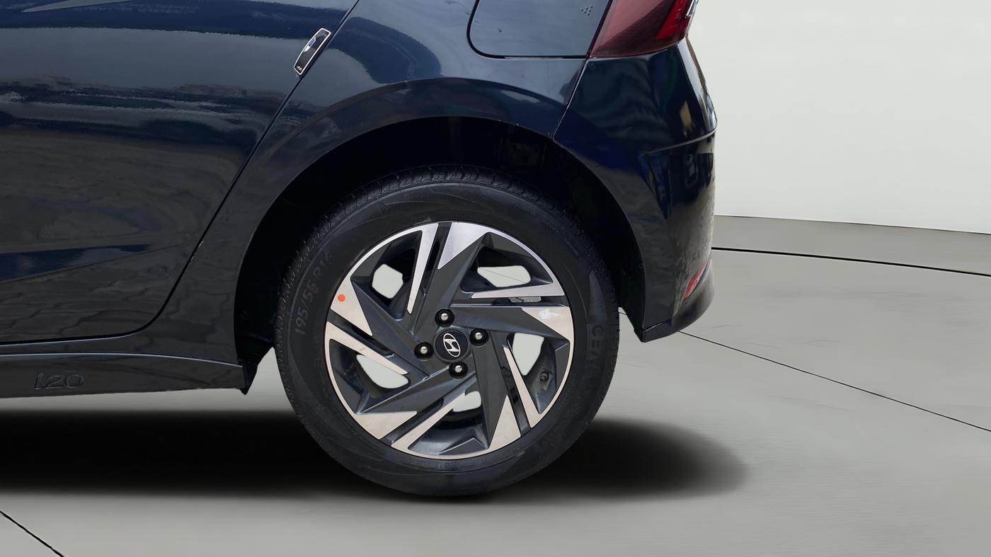 2021 Hyundai NEW I20 Asta (O) 1.0 Turbo DCT Dual Tone, Petrol, Automatic, 66,569 km, Left Rear Wheel