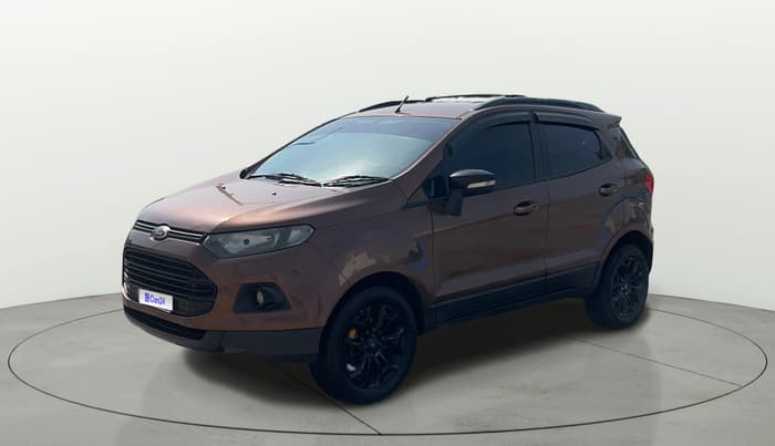 2017 Ford Ecosport TITANIUM 1.5L DIESEL, Diesel, Manual, 1,30,952 km, Left Front Diagonal