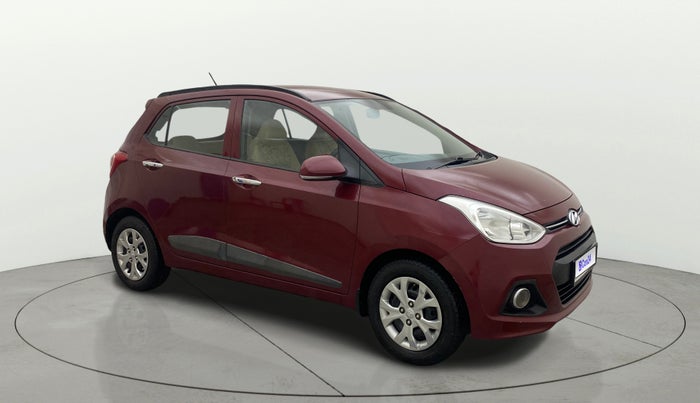 2014 Hyundai Grand i10 SPORTZ 1.2 KAPPA VTVT, Petrol, Manual, 73,755 km, Right Front Diagonal