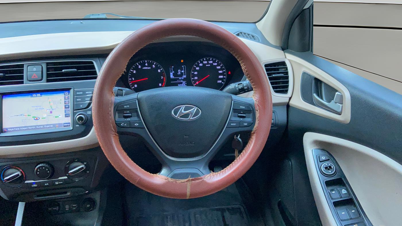 2019 Hyundai Elite i20 SPORTZ PLUS 1.2, Petrol, Manual, 50,316 km, Steering Wheel Close Up