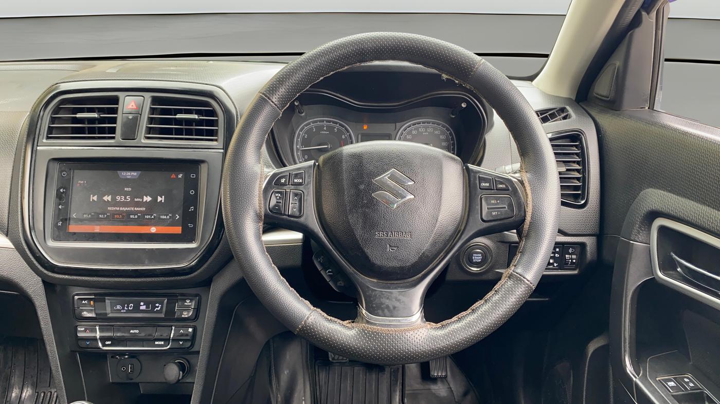 2020 Maruti Vitara Brezza ZXI PLUS, Petrol, Manual, 38,111 km, Steering Wheel Close Up