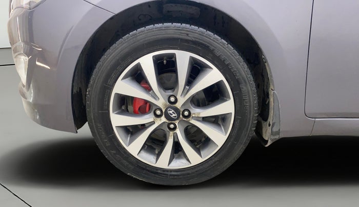 2015 Hyundai Verna FLUIDIC 4S 1.6 VTVT S(O), Petrol, Manual, 67,268 km, Left Front Wheel