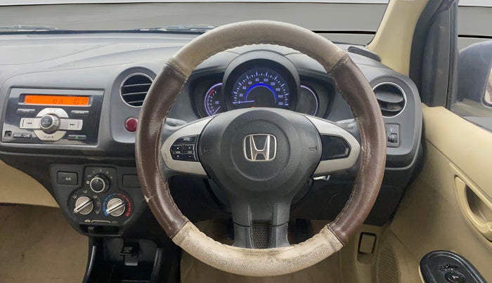 2015 Honda Amaze 1.2L I-VTEC S, Petrol, Manual, 81,143 km, Steering Wheel Close Up