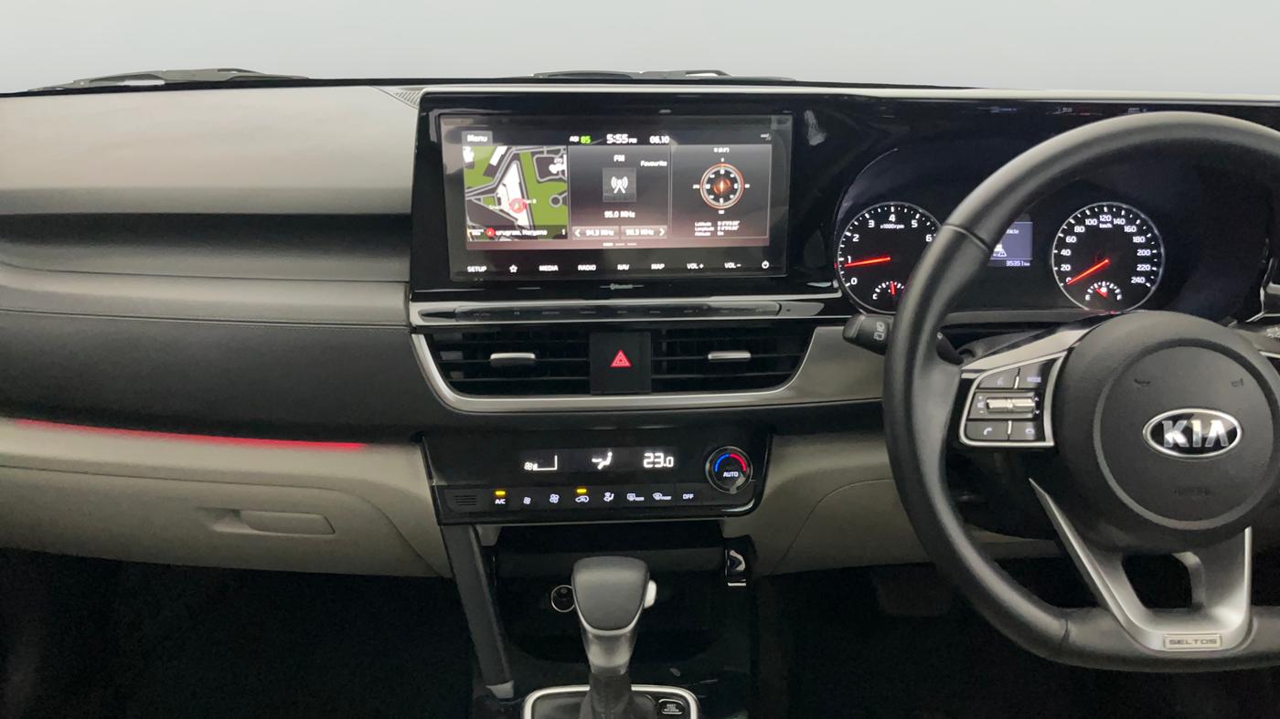 2020 KIA SELTOS HTX IVT 1.5 PETROL, Petrol, Automatic, 35,401 km, Air Conditioner