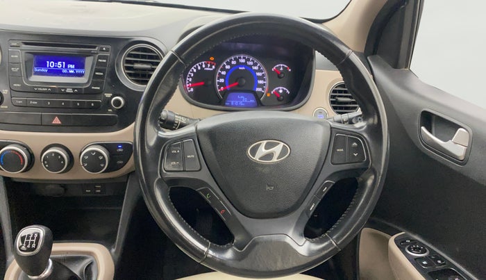 2015 Hyundai Grand i10 ASTA 1.2 KAPPA VTVT, Petrol, Manual, 80,994 km, Steering Wheel Close Up