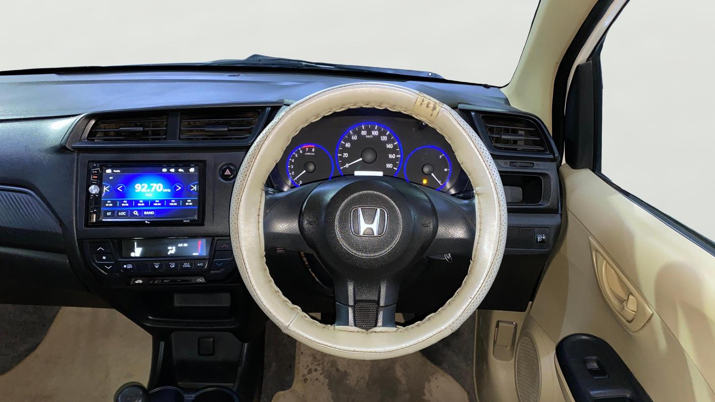 2018 Honda Brio E MT, Petrol, Manual, 47,939 km, Steering Wheel Close Up