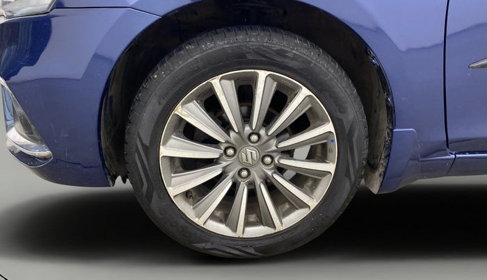 2019 Maruti Ciaz ALPHA  AT 1.5 SHVS PETROL, Petrol, Automatic, 62,464 km, Left Front Wheel