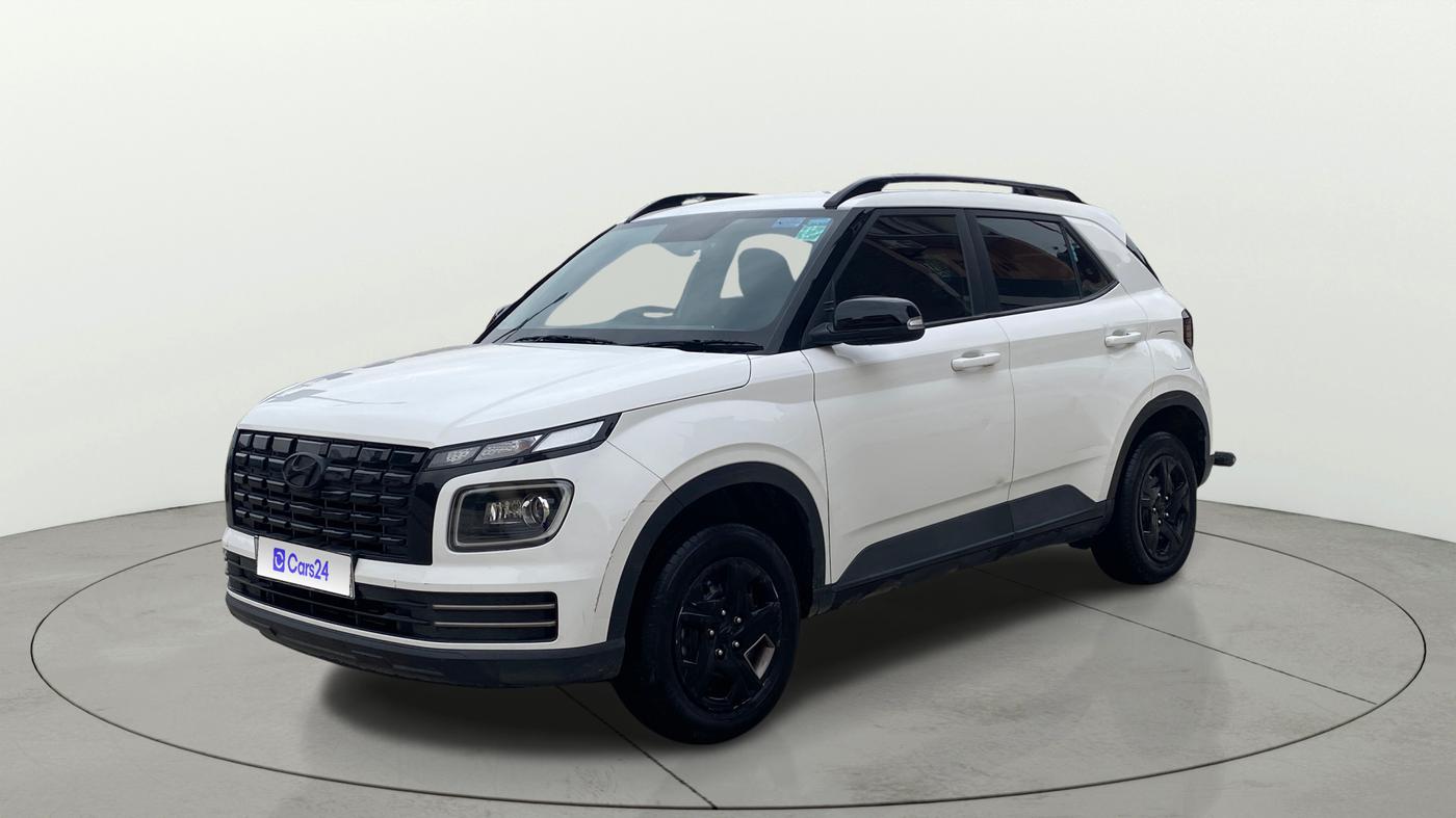2024 Hyundai VENUE S (O) 1.2 KNIGHT EDITION, Petrol, Manual, 15,310 km, Left Front Diagonal