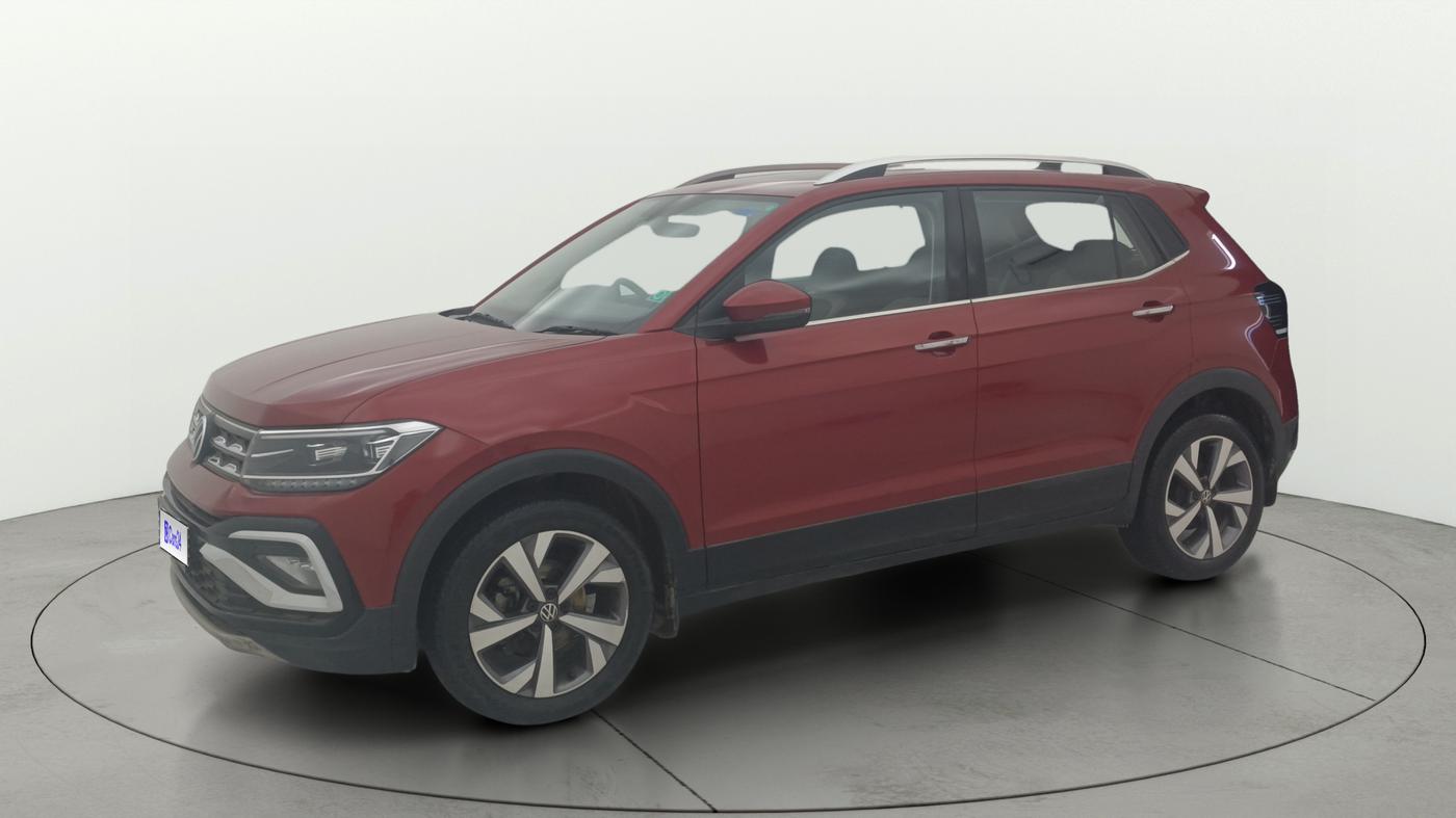 2022 Volkswagen TAIGUN TOPLINE 1.0 TSI MT, Petrol, Manual, 7,103 km, Left Front Diagonal