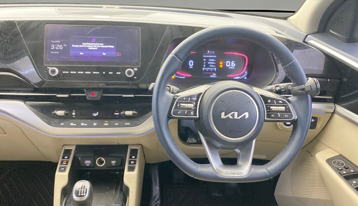 2022 KIA CARENS LUXURY PLUS 1.4 PETROL 7 STR, Petrol, Manual, 44,222 km, Steering Wheel Close Up