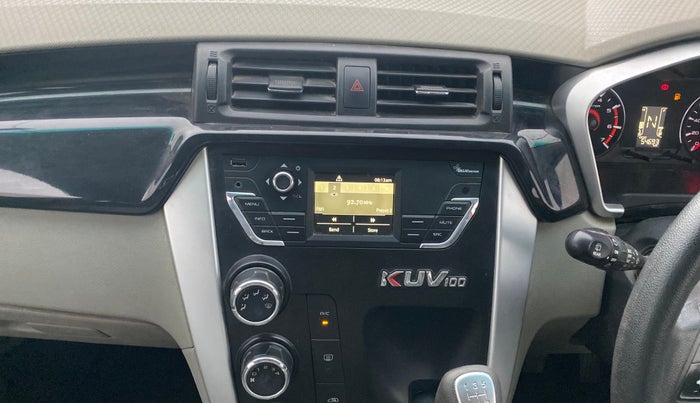 2016 Mahindra Kuv100 K8 6 STR, Petrol, Manual, 54,693 km, Air Conditioner