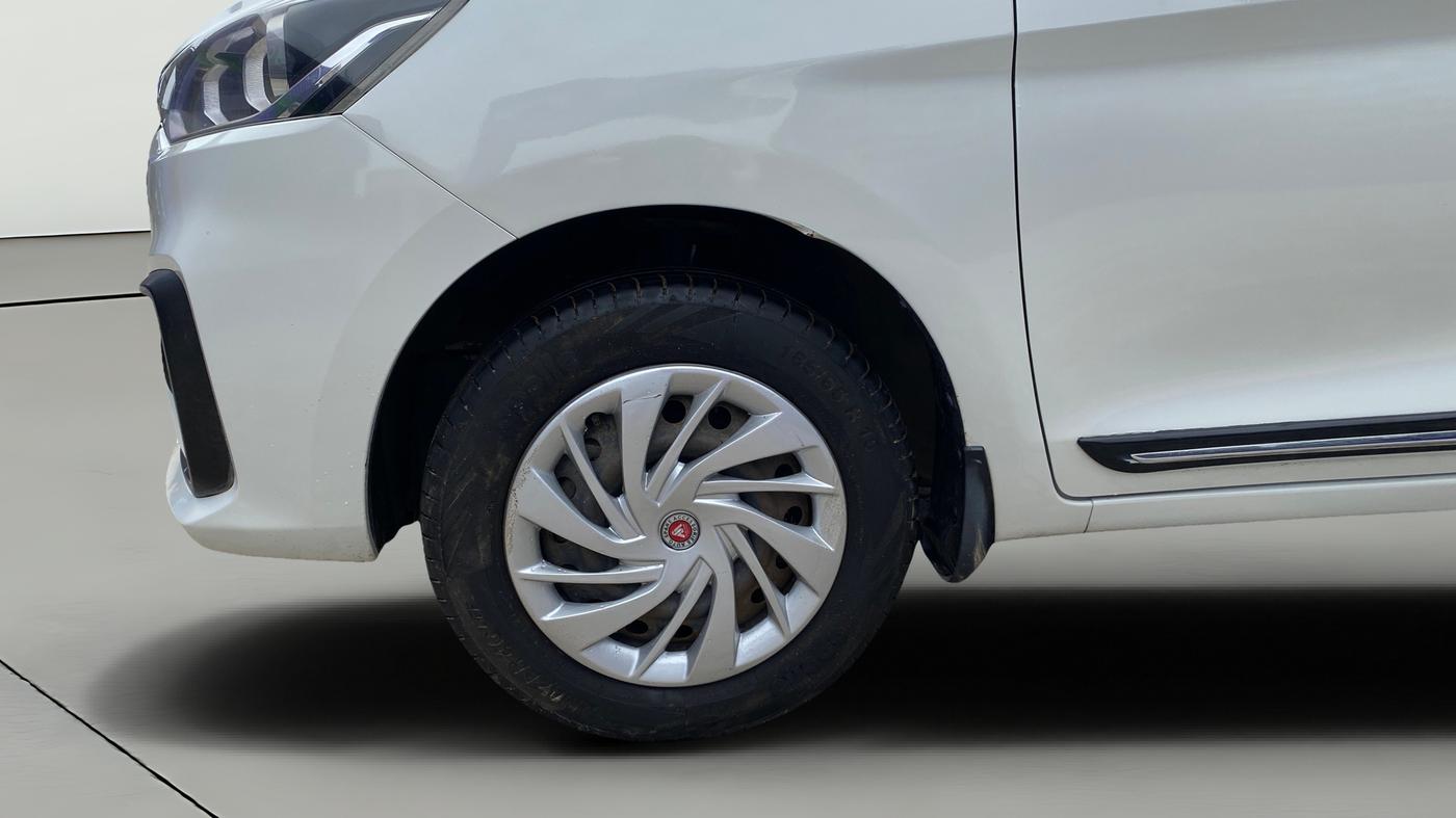 2022 Maruti Ertiga VXI SHVS, CNG, Manual, 84,549 km, Left Front Wheel