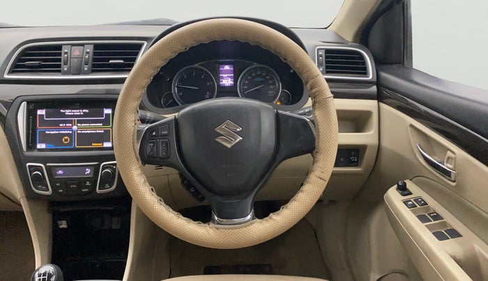 2017 Maruti Ciaz ALPHA DIESEL 1.3, Diesel, Manual, 60,478 km, Steering Wheel Close Up