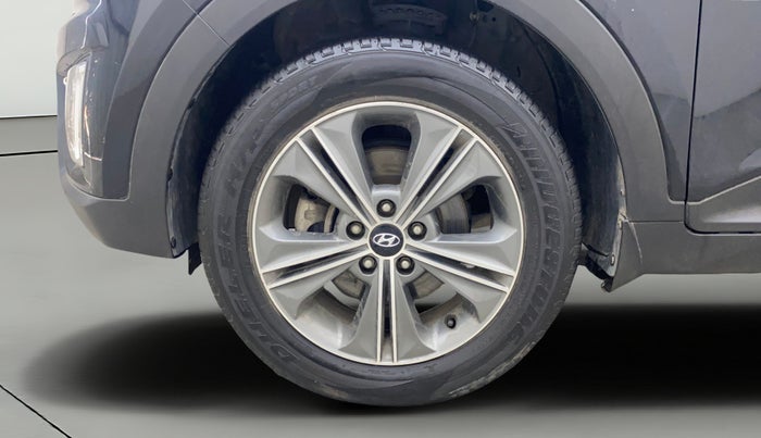 2017 Hyundai Creta SX PLUS AT 1.6 PETROL, Petrol, Automatic, 45,351 km, Left Front Wheel