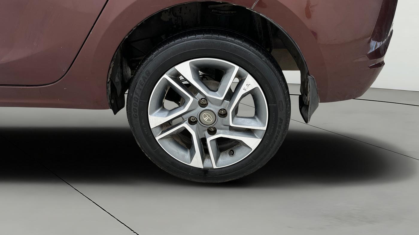 2023 Tata TIGOR XZA PLUS PETROL, Petrol, Automatic, 21,284 km, Left Rear Wheel