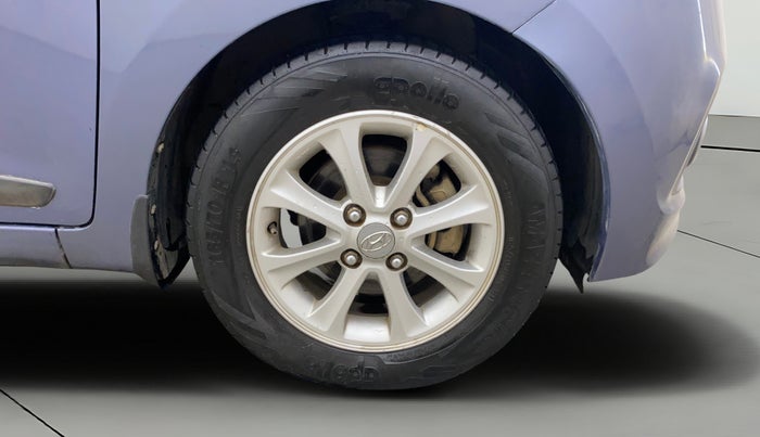 2015 Hyundai Grand i10 ASTA AT 1.2 KAPPA VTVT, Petrol, Automatic, 90,214 km, Right Front Wheel