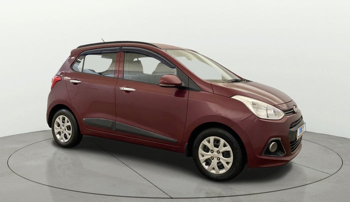 2014 Hyundai Grand i10 SPORTZ 1.2 KAPPA VTVT, CNG, Manual, 48,288 km, Right Front Diagonal