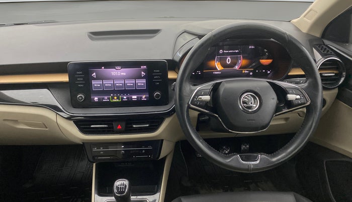 2023 Skoda SLAVIA STYLE 1.0L TSI MT, Petrol, Manual, 17,644 km, Steering Wheel Close Up