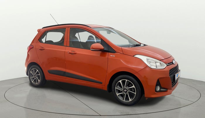 2019 Hyundai Grand i10 SPORTZ AT 1.2 KAPPA VTVT, Petrol, Automatic, 20,233 km, Right Front Diagonal