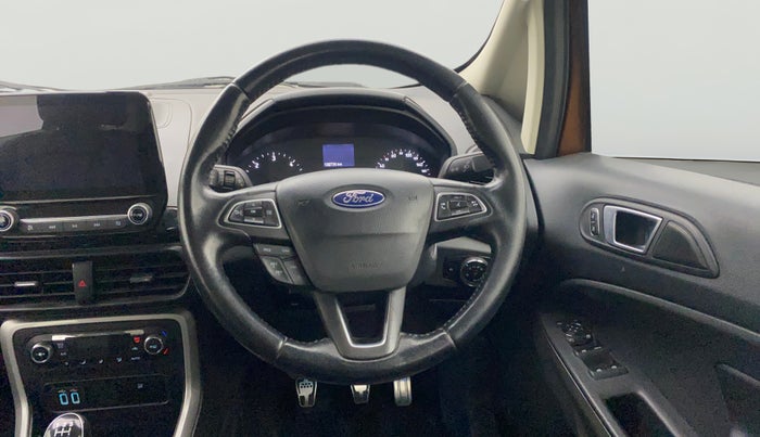 2018 Ford Ecosport TITANIUM + 1.5L DIESEL, Diesel, Manual, 1,32,691 km, Steering Wheel Close Up