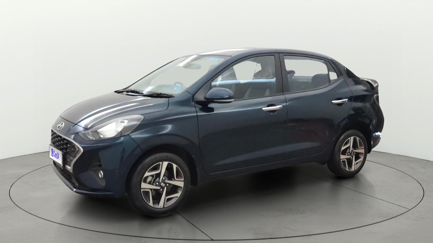 2022 Hyundai AURA SX 1.2 CNG, CNG, Manual, 22,232 km, Left Front Diagonal