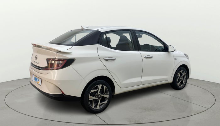 2021 Hyundai AURA SX PLUS 1.2 AMT, Petrol, Automatic, 40,109 km, Right Back Diagonal