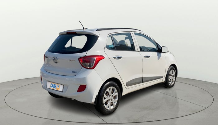 2014 Hyundai Grand i10 SPORTZ 1.2 KAPPA VTVT, Petrol, Manual, 69,487 km, Right Back Diagonal
