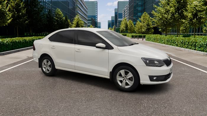 2020 Skoda Rapid 1.0 AMBITION TSI MT, Petrol, Manual, 86,914 km, Right Front Diagonal