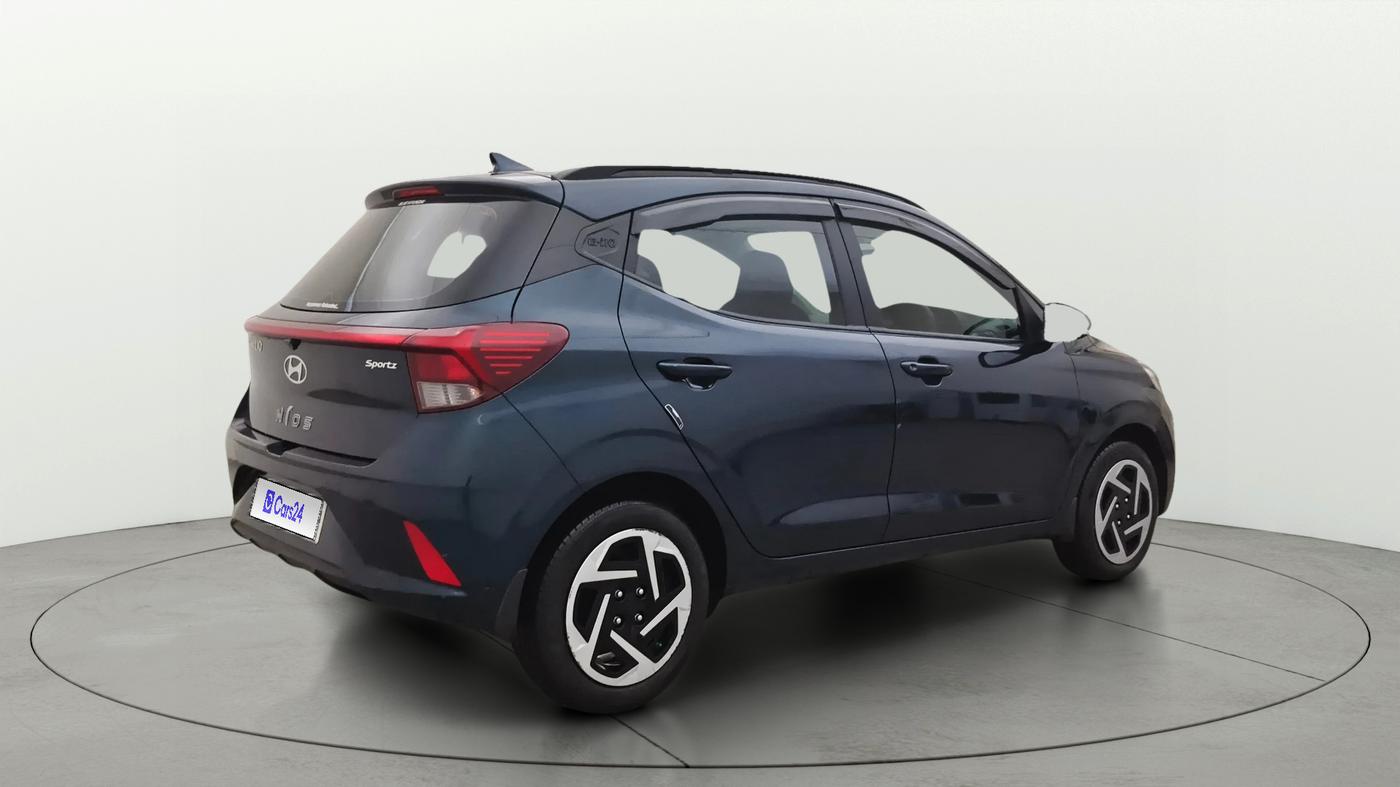 2023 Hyundai GRAND I10 NIOS SPORTZ 1.2 KAPPA VTVT, Petrol, Manual, 7,612 km, Right Back Diagonal
