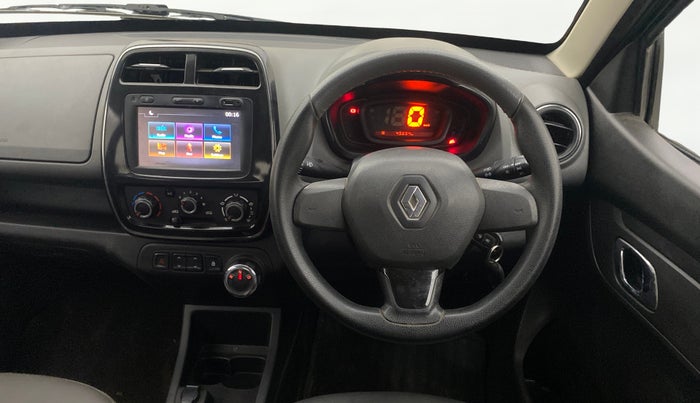 2018 Renault Kwid RXT 1.0 AMT, Petrol, Automatic, 45,654 km, Steering Wheel Close Up