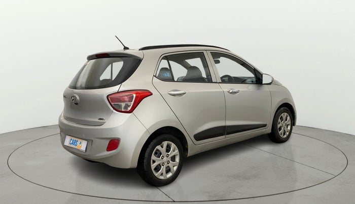 2014 Hyundai Grand i10 SPORTZ AT 1.2 KAPPA VTVT, Petrol, Automatic, 62,982 km, Right Back Diagonal