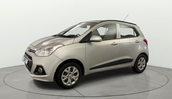 2015 Hyundai Grand i10 SPORTZ 1.2 KAPPA VTVT, Petrol, Manual, 63,362 km, Left Front Diagonal