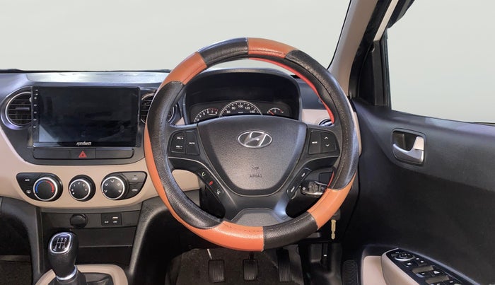 2019 Hyundai Grand i10 SPORTZ 1.2 KAPPA VTVT, Petrol, Manual, 67,074 km, Steering Wheel Close Up