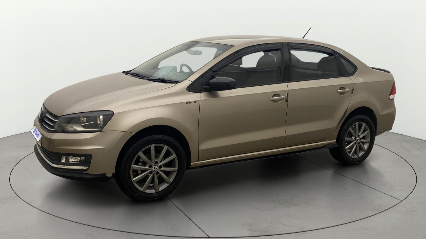 2016 Volkswagen Vento HIGHLINE PETROL AT, Petrol, Automatic, 59,101 km, Left Front Diagonal