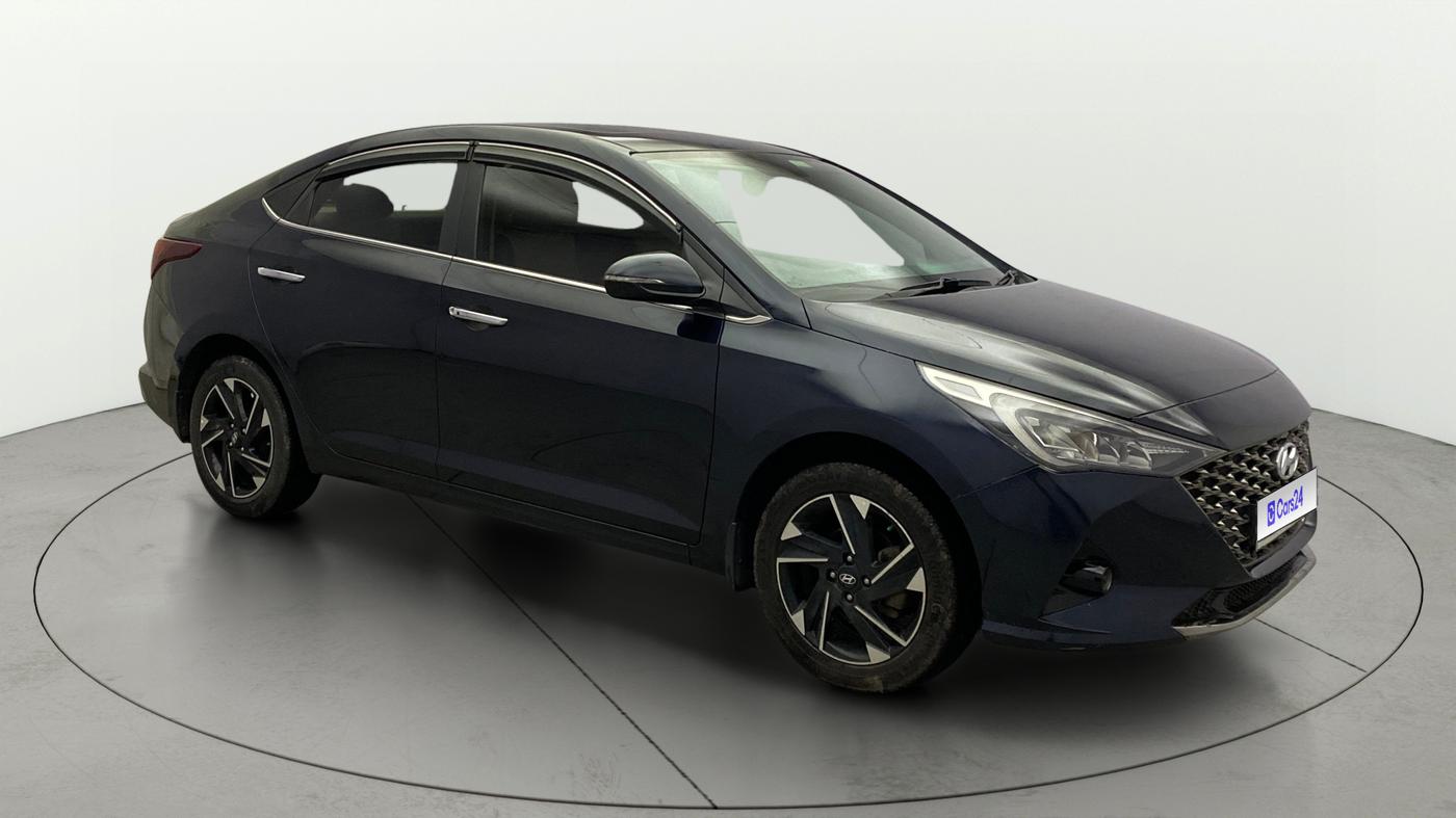 2020 Hyundai Verna SX (O)1.5 MPi, Petrol, Manual, 99,377 km, Right Front Diagonal