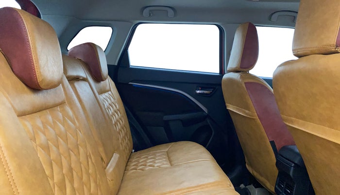 2023 Maruti BREZZA ZXI + SMART HYBRID DUAL TONE, Petrol, Manual, 65,858 km, Right Side Rear Door Cabin