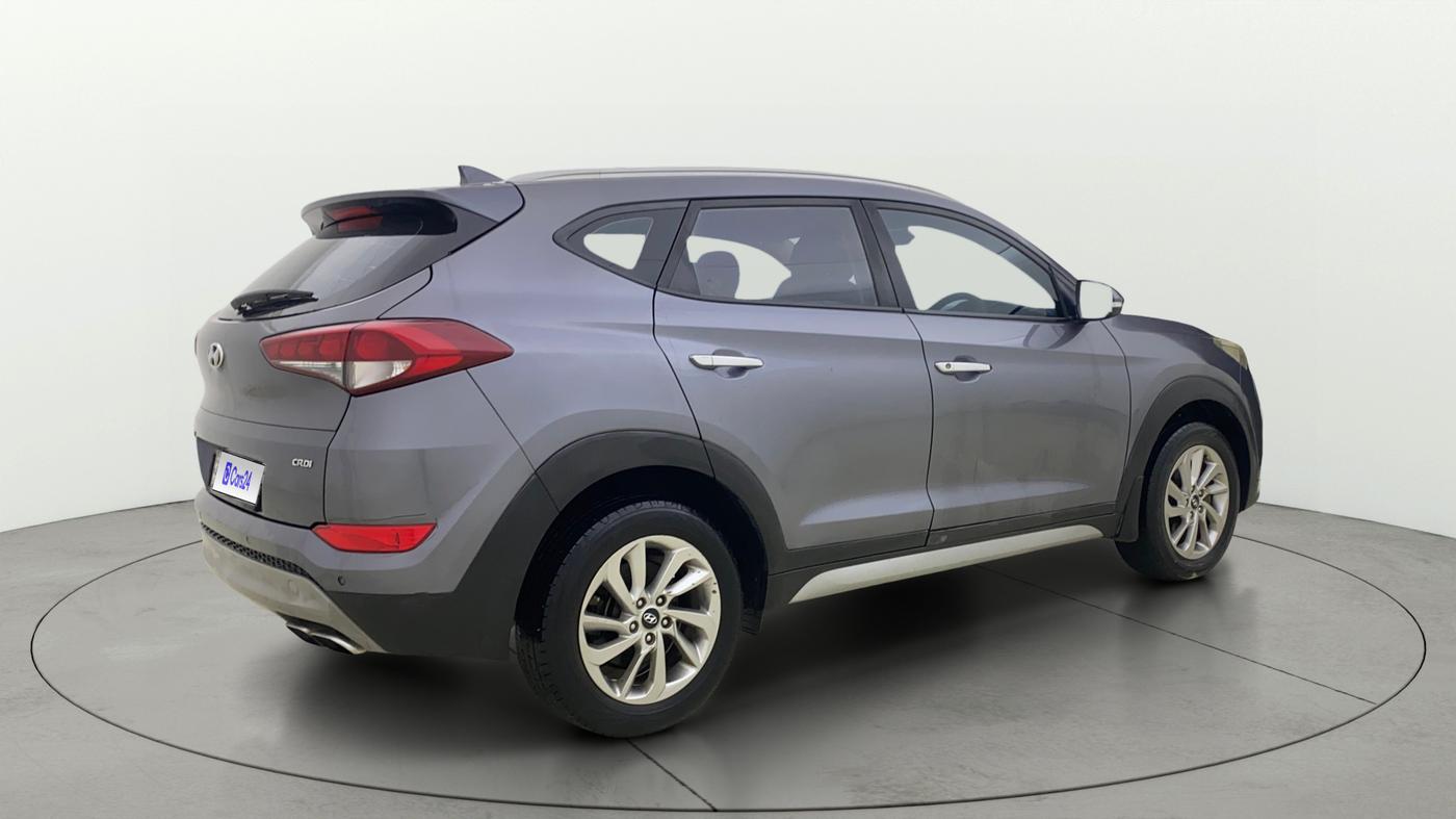 2017 Hyundai Tucson 2WD MT DIESEL, Diesel, Manual, 1,03,829 km, Right Back Diagonal