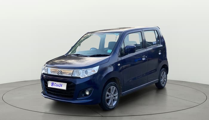 2017 Maruti Wagon R 1.0 VXI + (O) AMT, Petrol, Automatic, 76,405 km, Left Front Diagonal