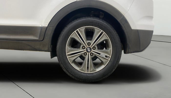 2017 Hyundai Creta SX PLUS AT 1.6 DIESEL, Diesel, Automatic, 1,27,708 km, Left Rear Wheel