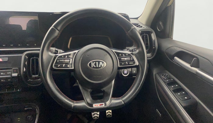 2020 KIA SONET GTX PLUS 1.0 IMT DUAL TONE, Petrol, Manual, 50,236 km, Steering Wheel Close Up