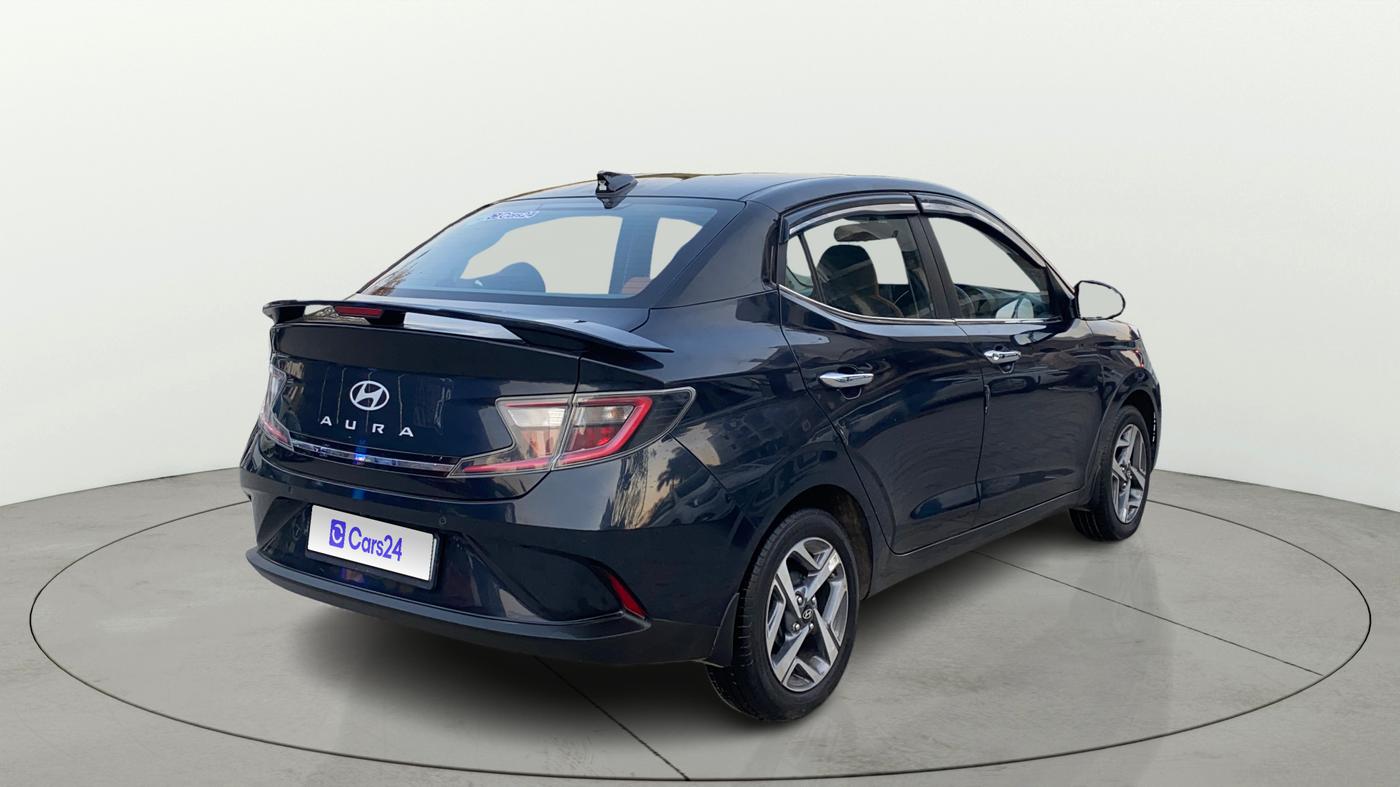 2024 Hyundai AURA SX 1.2 CNG, CNG, Manual, 36,615 km, Right Back Diagonal