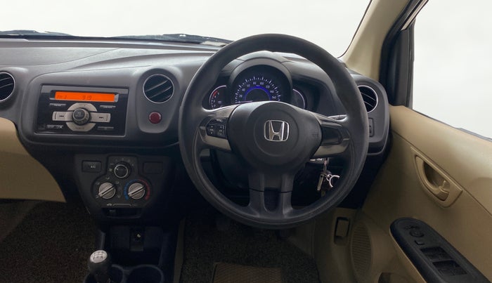 2015 Honda Amaze 1.5L I-DTEC S, Diesel, Manual, 84,300 km, Steering Wheel Close Up